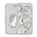 2019 1oz Dragon Rectangular 9999 Silver Coin CBN903A