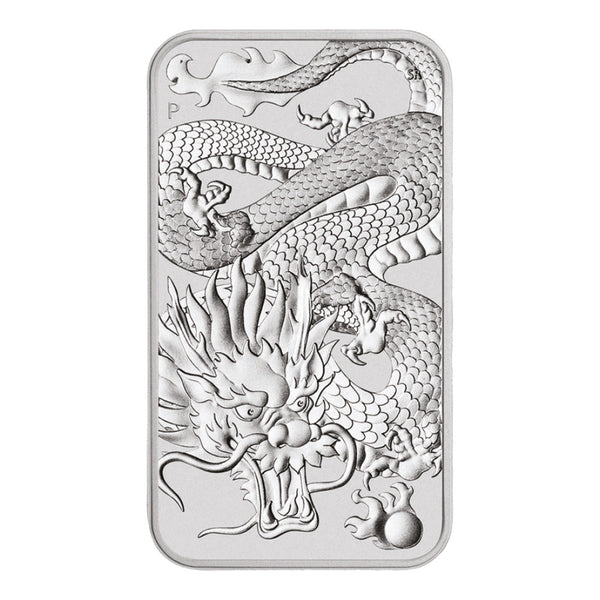 2022 1oz Dragon Rectangular 9999 Silver Coin CBN903D
