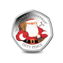 2018 Gibraltar Father Christmas Colourised 50p Coin CBN911A