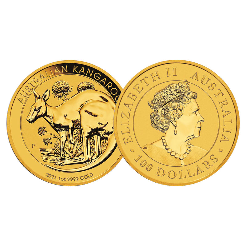 2021 Gold 1oz Australian Kangaroo CBN922B