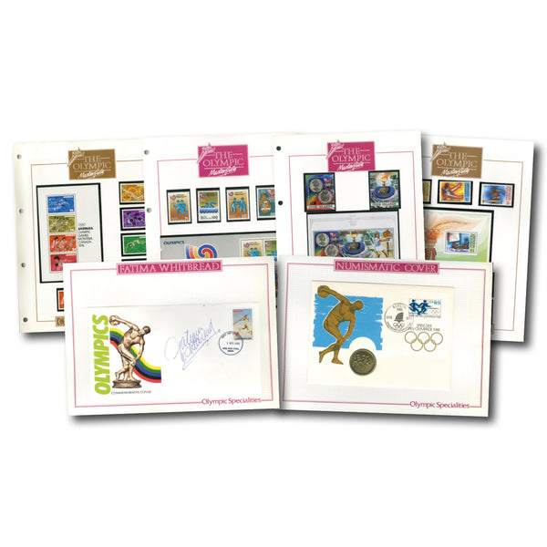 1988 The Olympic Masterfile Stamp Collections - 3 Albums CLN2535