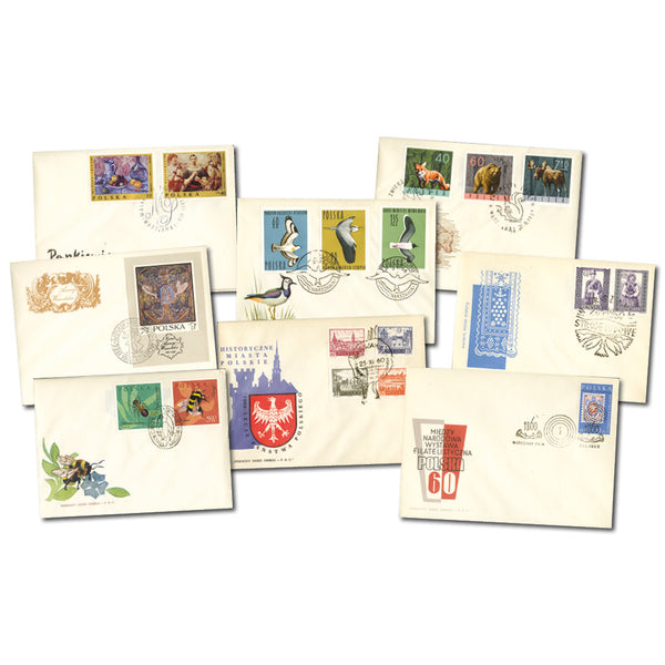 30 Polish First Day Covers - 1960s & 1970s CLN2567