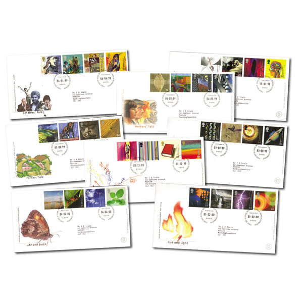 Royal Mail Millenium FDC Collection (1 albums) CLN2655