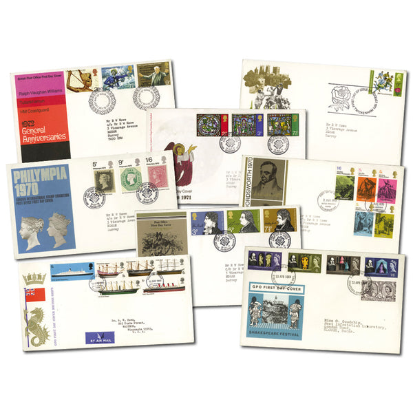 40+ Royal Mail Commemorative FDCs CLN2664