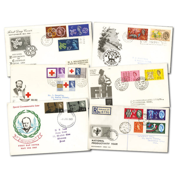 1960s FDCs x 10