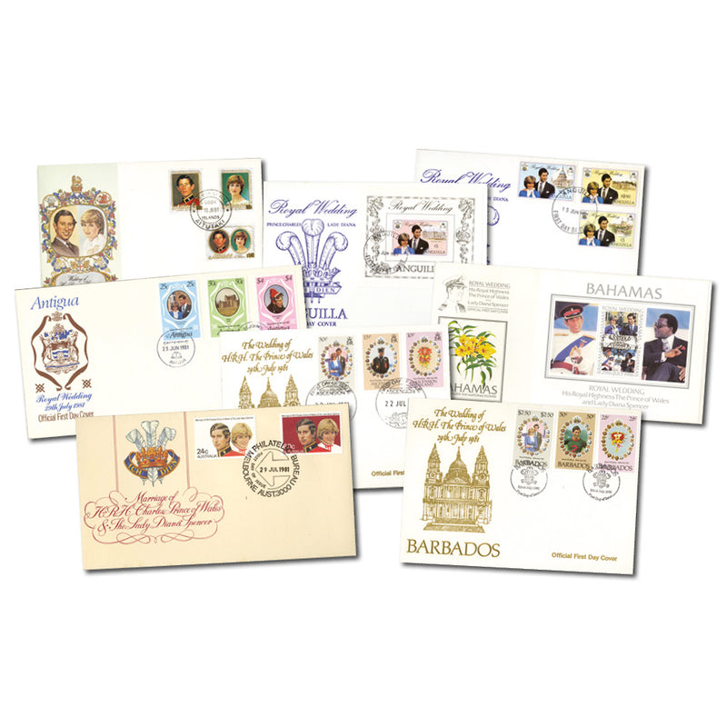 1981 Royal Wedding FDC Commonwealth Collection CLN2679