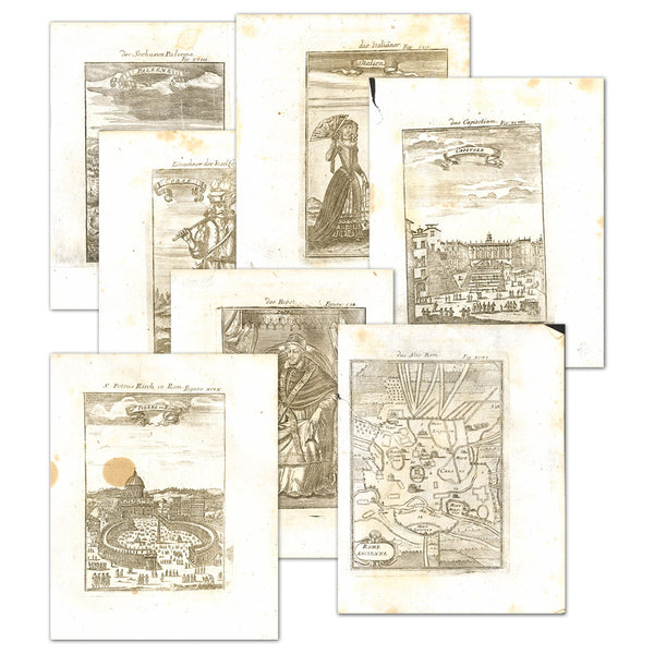 Italian Prints by Allain Manesson Mallet CLN2759
