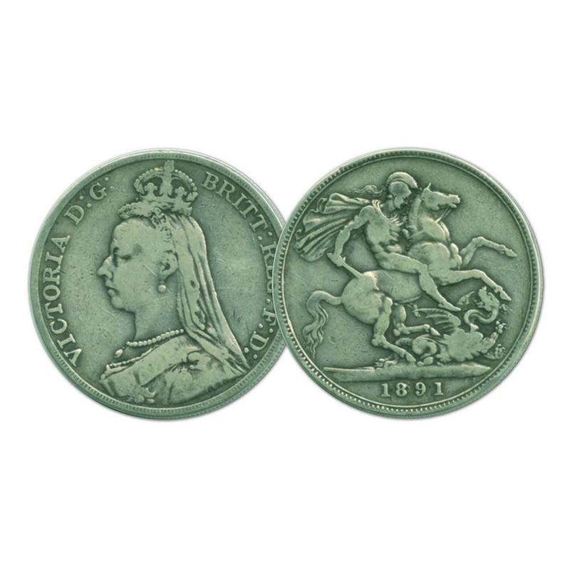 1891 Silver Crown Coin CROWN1891