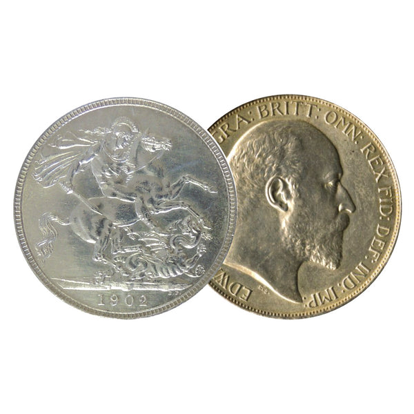 1902 Silver Crown Coin CROWN1902A