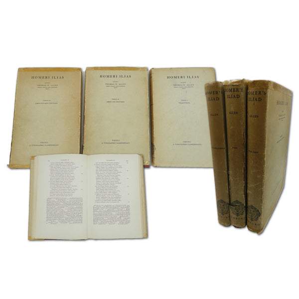 Homeri Ilias 3 Vol. Set. Editor Thomas W Allen, Clarendon Press