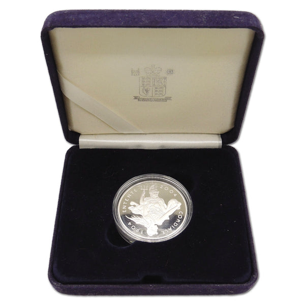2004 Entente Cordiale £5 Silver Proof coin CXC0249