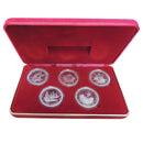1979 Millenium of Tynwald silver set. CXC0281