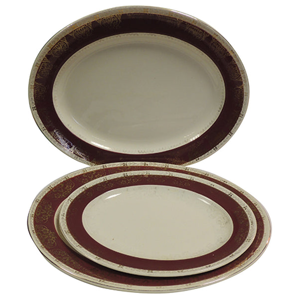 Crown Ducal Porcelain Serving Platters - Set of 3 CXG0647