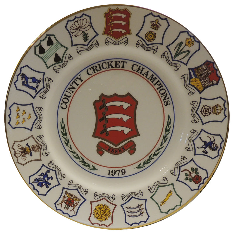Coalport County Cricket Championship Plate - 1979 Essex CXG0736