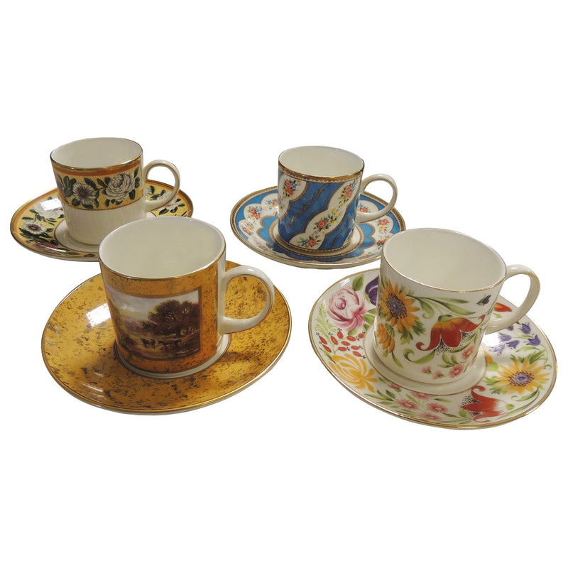 Bone China Cup & Saucers - Set of 12 CXG0767