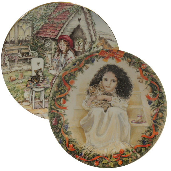 Barnardo's Christmas Plates - Set of 2 CXG0788