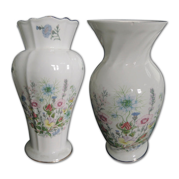 Pair Aynsley Wild Tudor Vases CXG0931