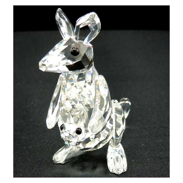 Swarovski Crystal Kangaroo with Baby 181756 CXG0961