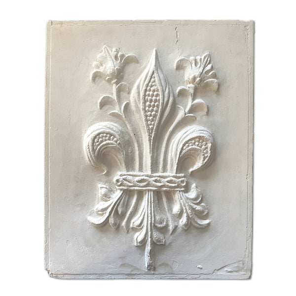 'Fleur de lys' Plaster Cast