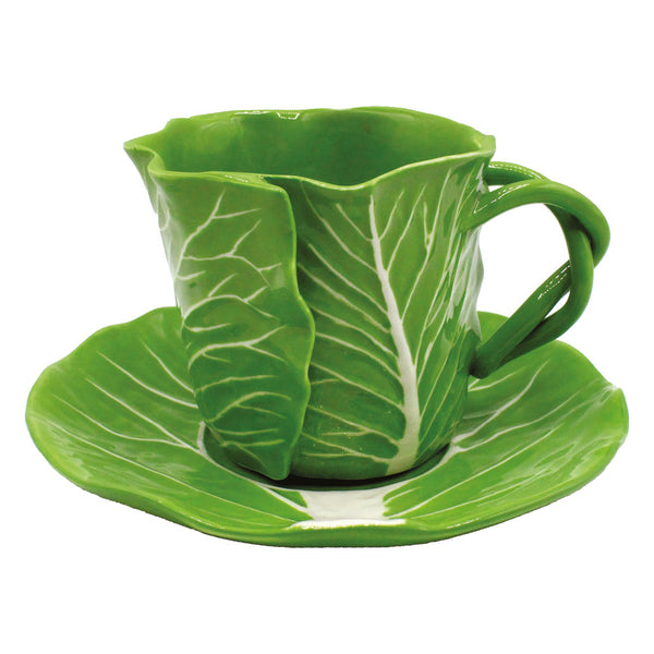 Tory Burch Lettuce Ware Cup and Saucer