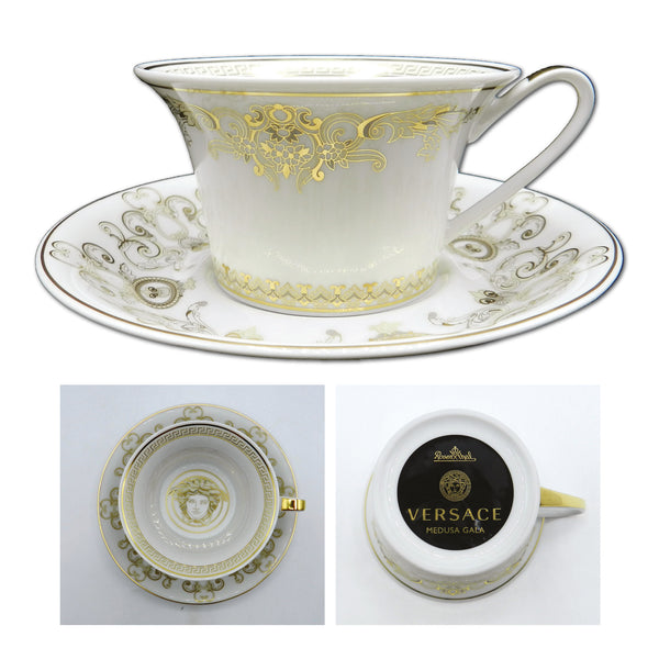 Versace Medusa Gala Set 6 Teacups