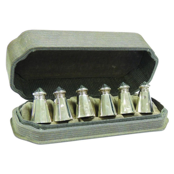 American Silver Pepper Pots - Set of 6 CXH0071