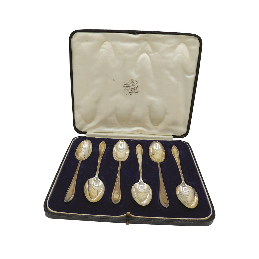 Sterling silver spoon set sale