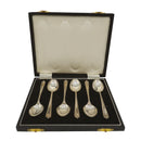 Boxed Set 6 Silver Coffee Spoons CXH0250