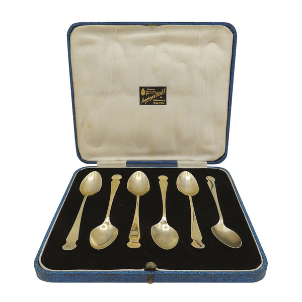 Boxed Set 6 Silver Coffee Spoons CXH0251