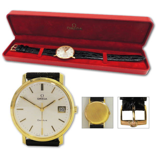 Gents Omega 18ct Gold Watch CXH0255