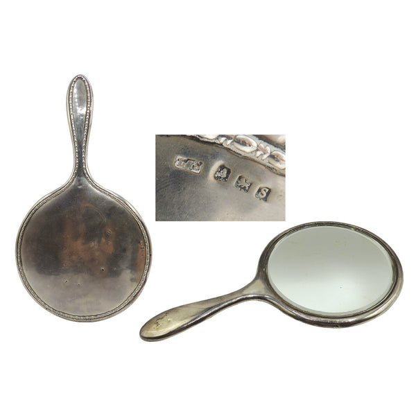 Silver Hand Mirror CXH0260