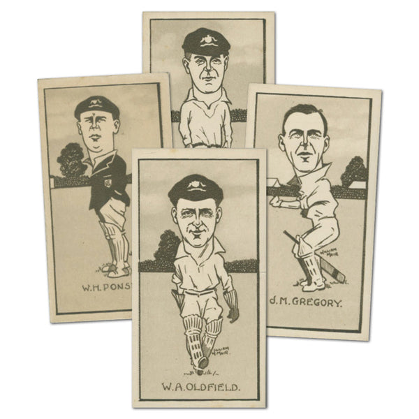 R&J Hill Carictcatures of Famous Cricketers 49/50 1926 c160
