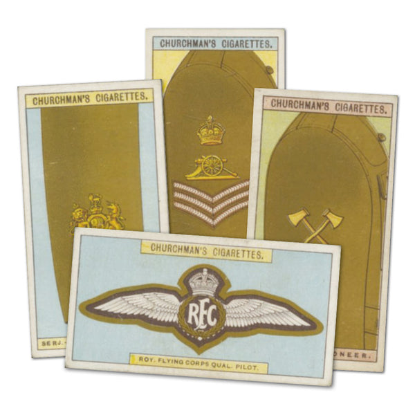 Army Badges of Full Rank (25) Churchman 1916 CXM0598