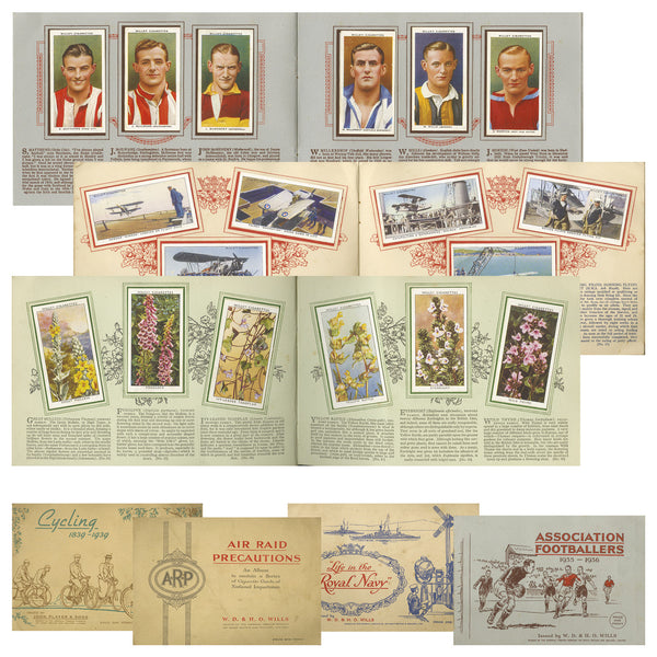 12 Cigarette Card Sets - In Album CXM0706