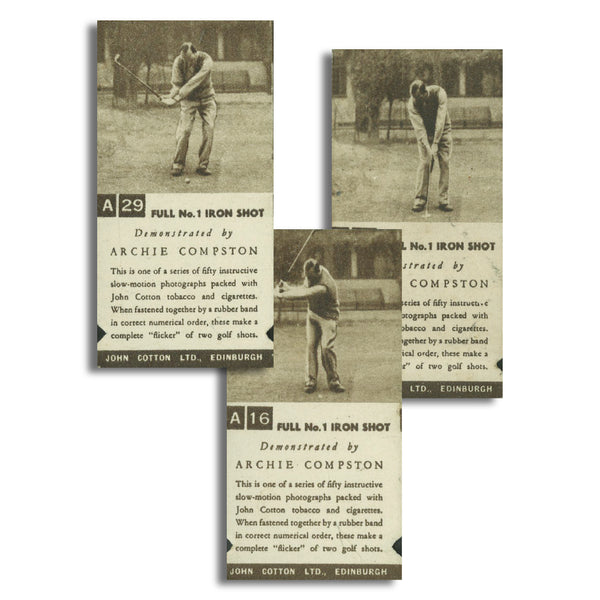 Golf Strokes (36 Cards) John Cotton Ltd 1936 CXM0709