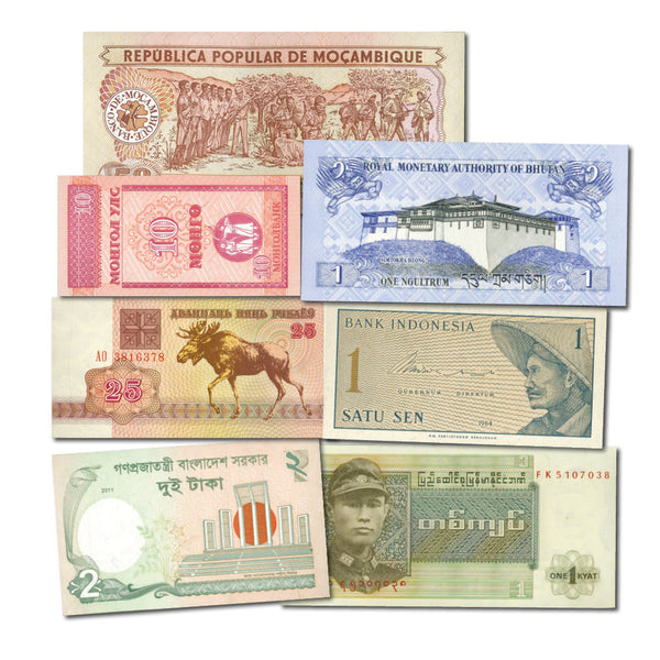 60 Different World Bank Notes