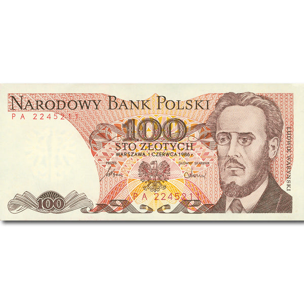 100 Zlotych Polish Bank Note