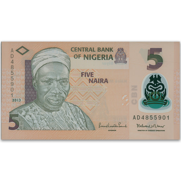 5 Naira Nigerian Bank Note