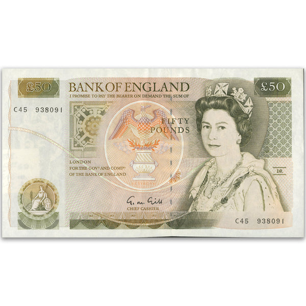 GB 1988  £50. Gill. BE-2546 Au-53