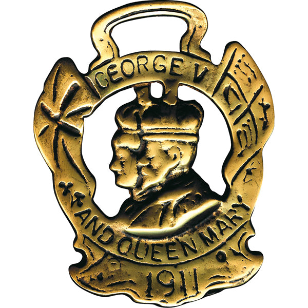 Horse Brass - King George V & Queen Mary 1911 CXR0107
