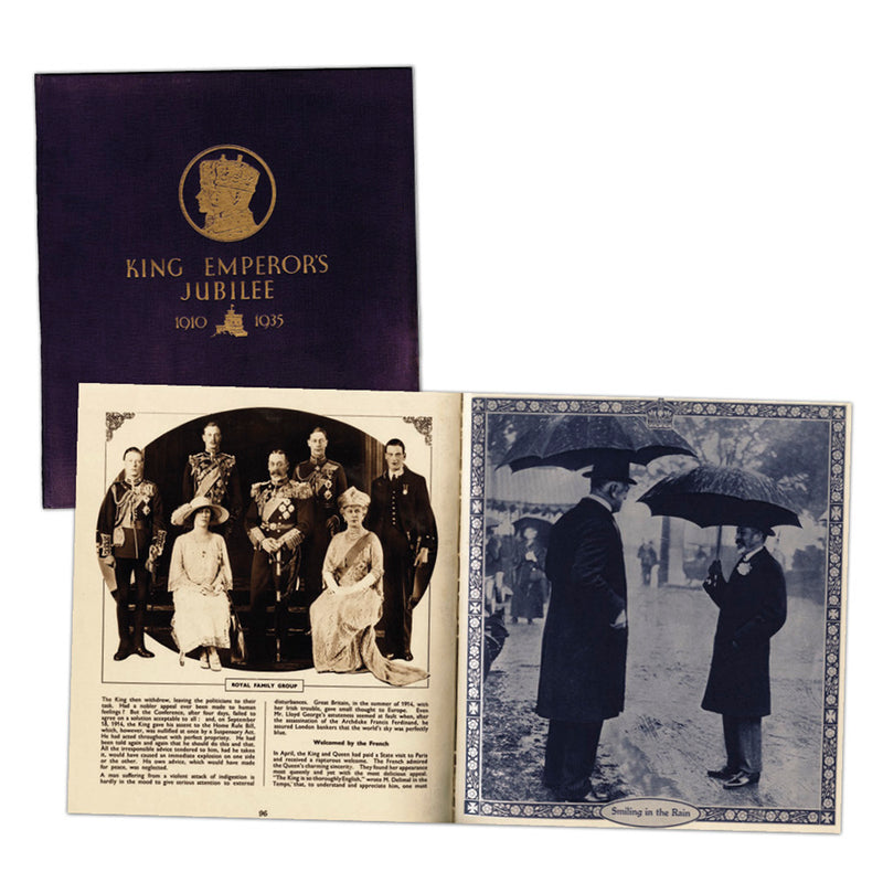 George V Silver Jubilee Large Presentation Book CXR0213