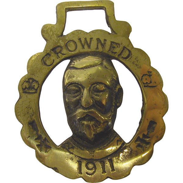 Horse Brass - George V Coronation 1911 CXR0318