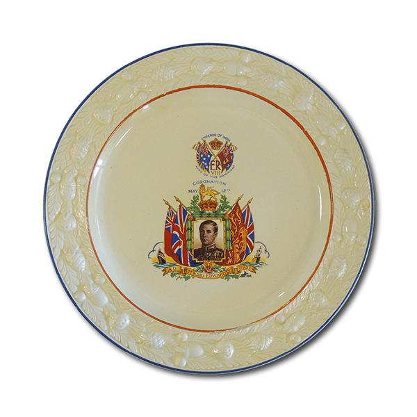 Large Adams Commemorative Plate - Edward VIII Coronation CXR0381
