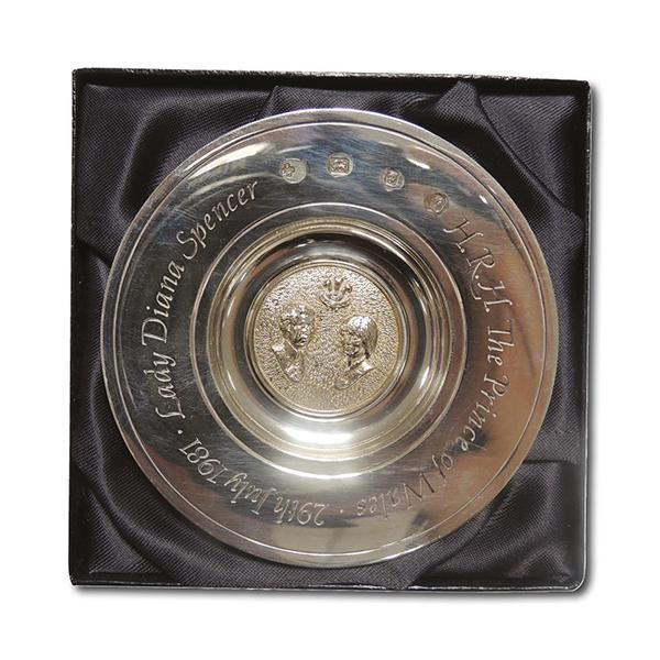 Silver Dish - Charles & Diana Royal Wedding 1981 CXR0752