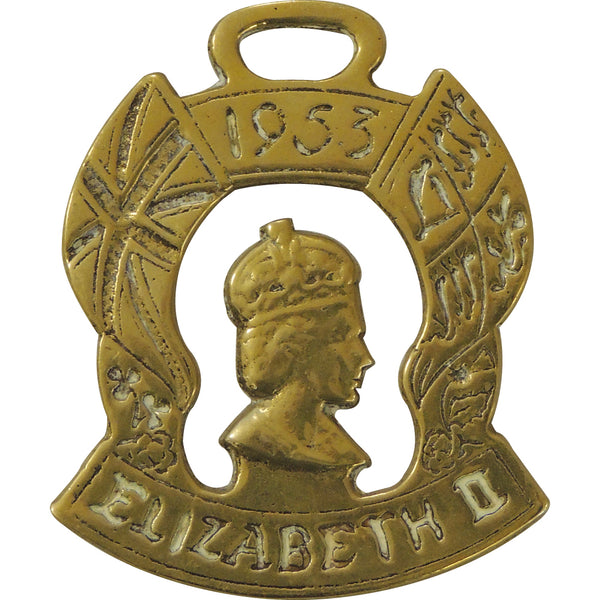 Horse Brass - Elizabeth II Coronation CXR0941