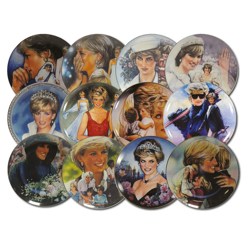 Princess Diana Decorative Plates - Set of 12 CXR1036