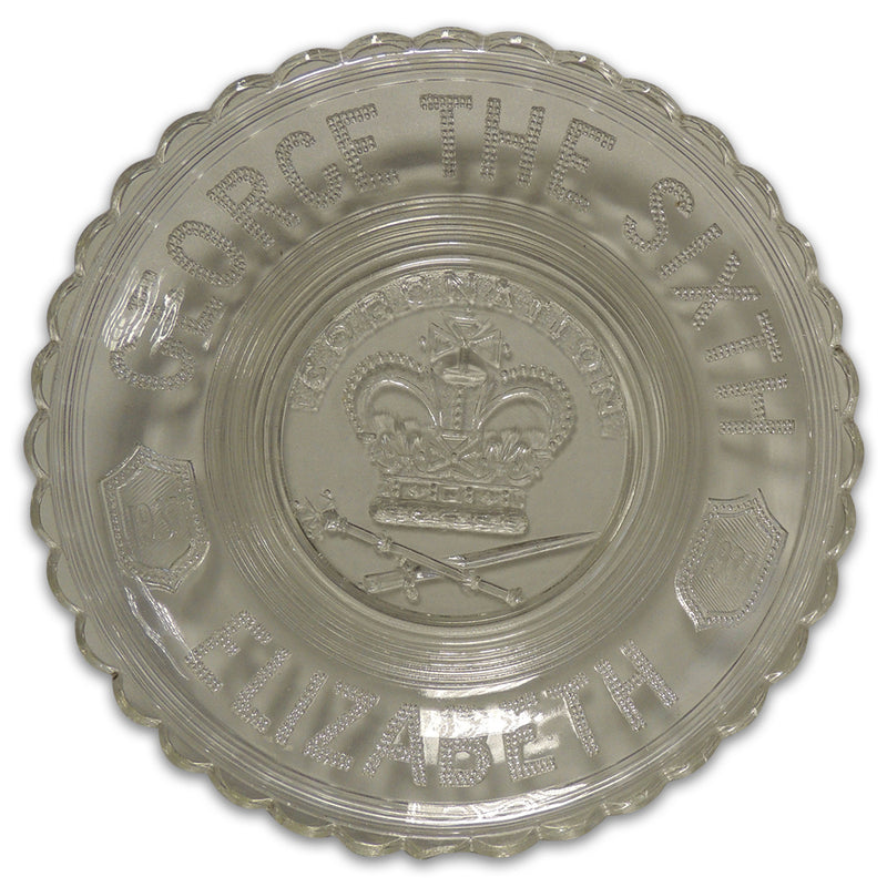 Commemorative Glass Bowl - King George VI Coronation 1937 CXR1052