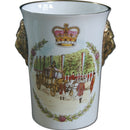 1978 Caverswall Coronation 25th Anniversary Lion Head Beaker CXR1245
