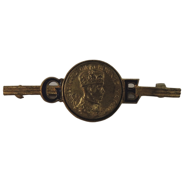 King Edward VIII 1937 Coronation Pin Badge CXR1292