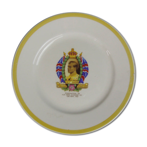 1937 King Edward VIII Coronation Plate CXR1330